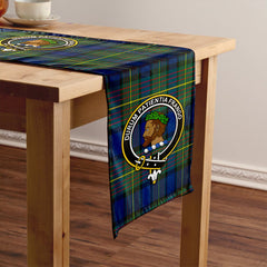 Muir Modern Tartan Crest Table Runner
