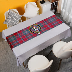 Murray of Abercairney Weathered Tartan Crest Table Runner