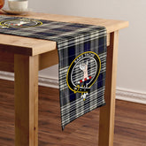 Napier Modern Tartan Crest Table Runner