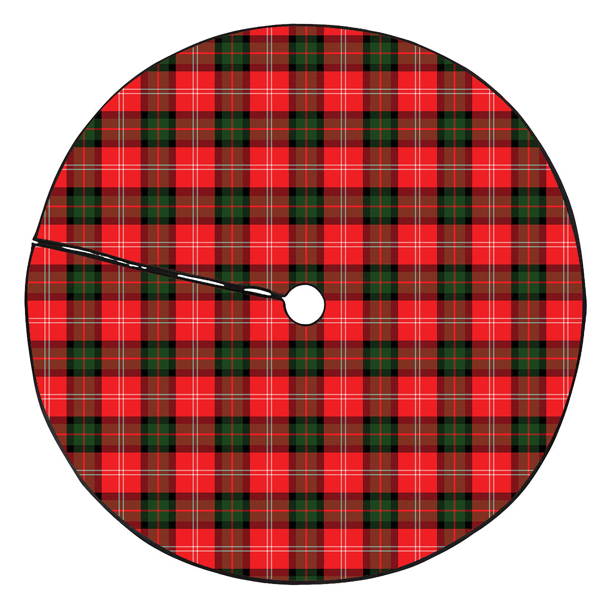 Nesbitt Modern Tartan Plaid Christmas Tree Skirt