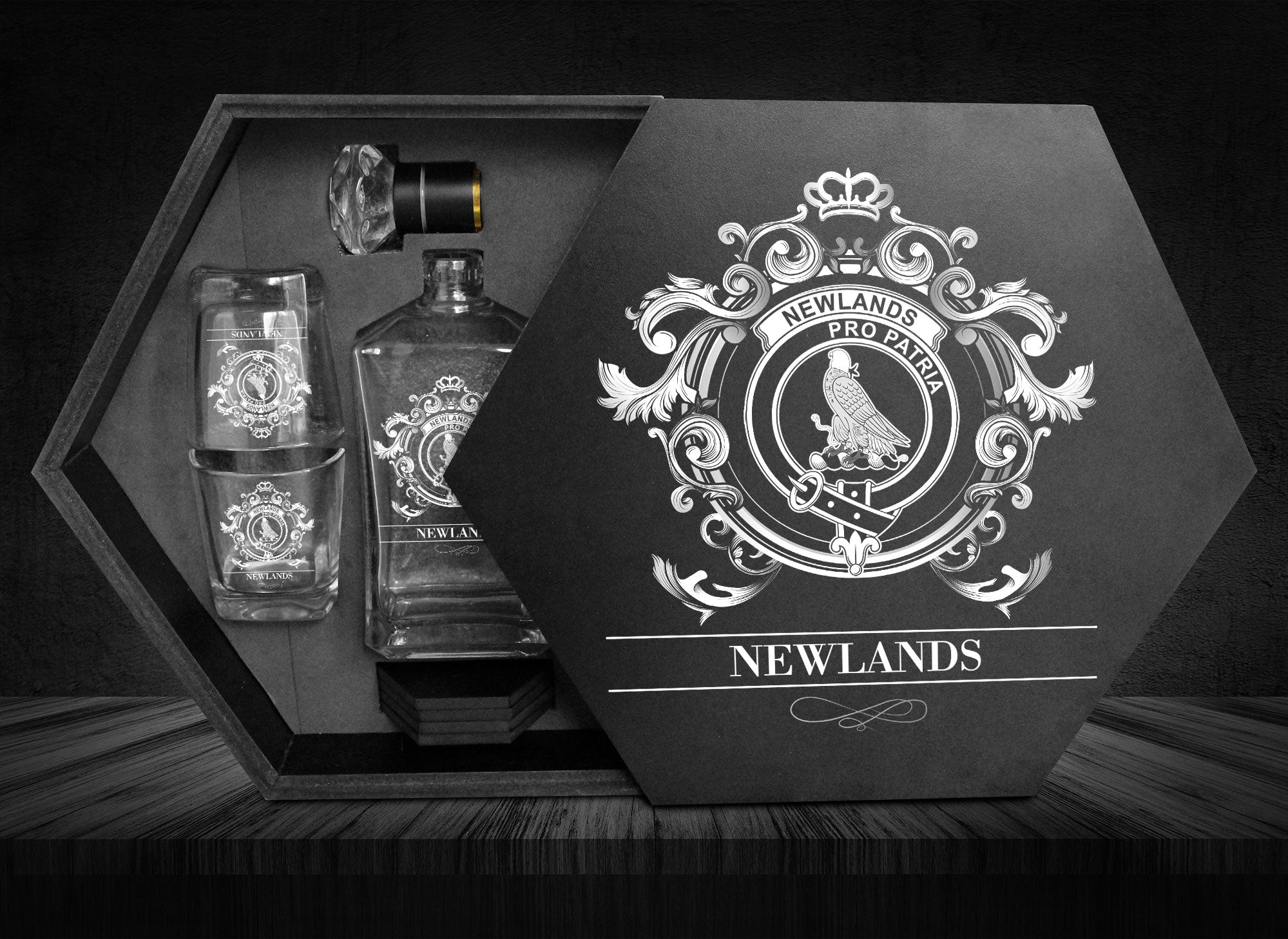 Newlands Tartan Clan Decanter Set
