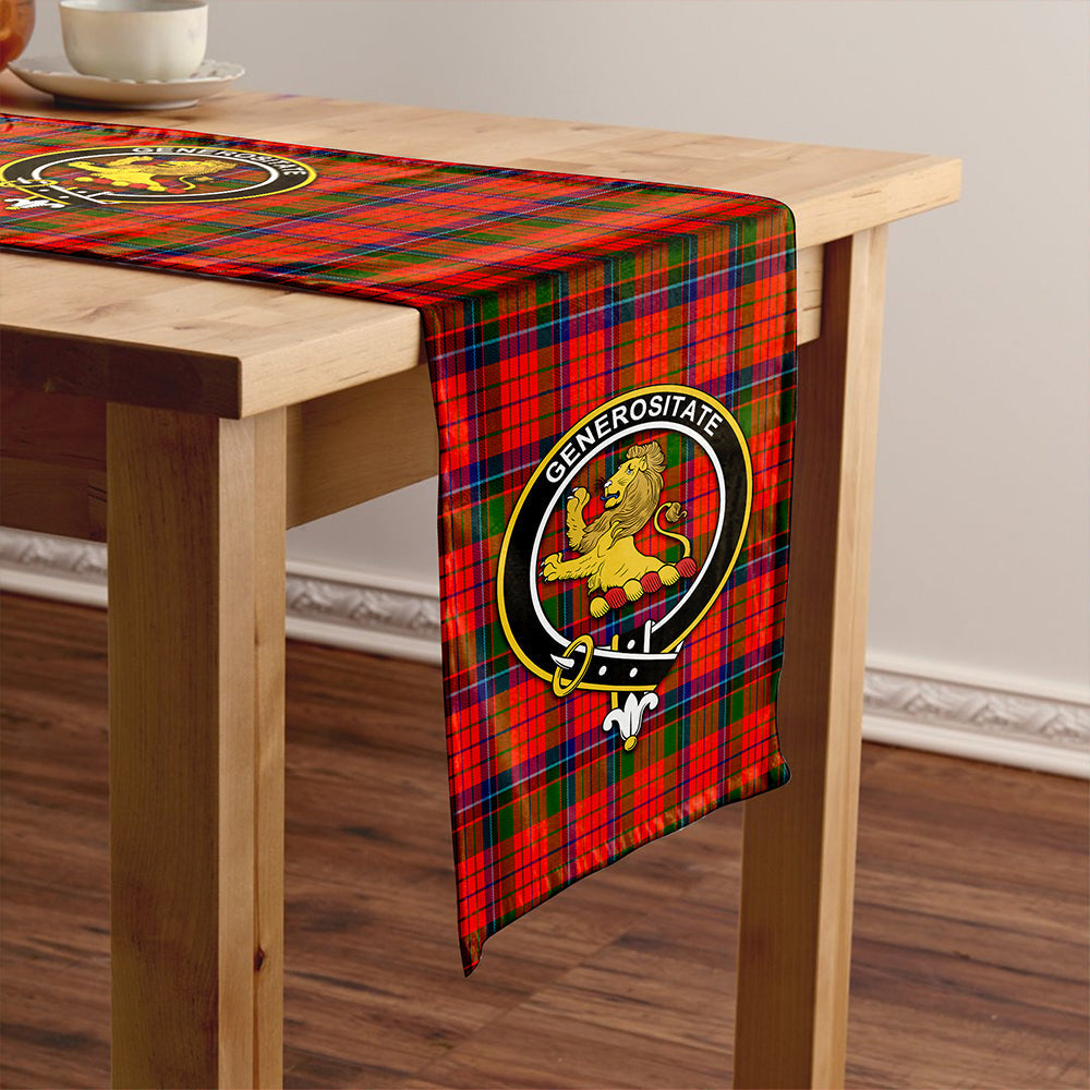 Nicolson Modern Tartan Crest Table Runner