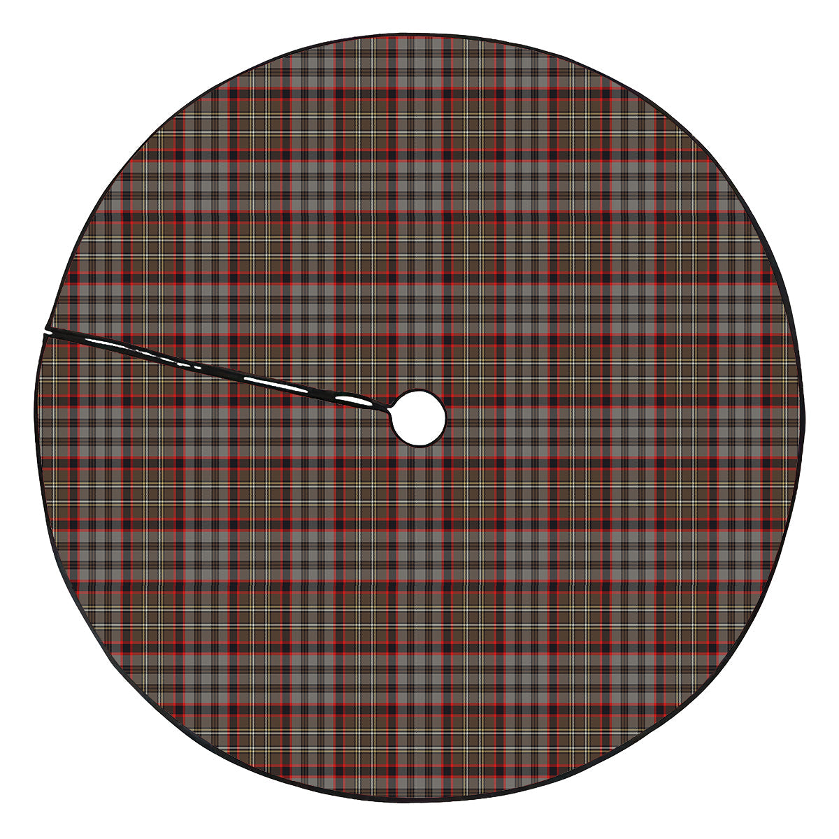 Nicolson Hunting Weathered Tartan Plaid Christmas Tree Skirt