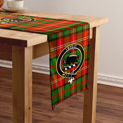 Nisbet (Nisbit) Ancient Tartan Crest Table Runner