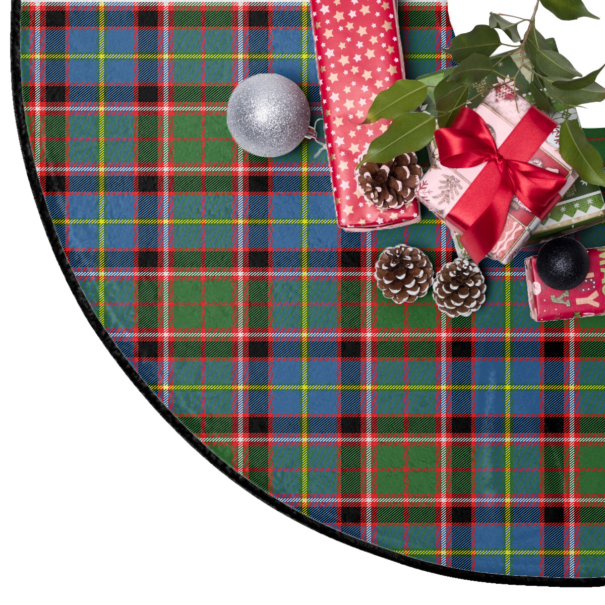 Norvel Tartan Plaid Christmas Tree Skirt