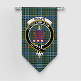 Ogilvie Hunting Modern Tartan Crest Gonfalon