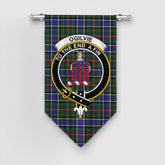 Ogilvie of Airlie Ancient Tartan Crest Gonfalon