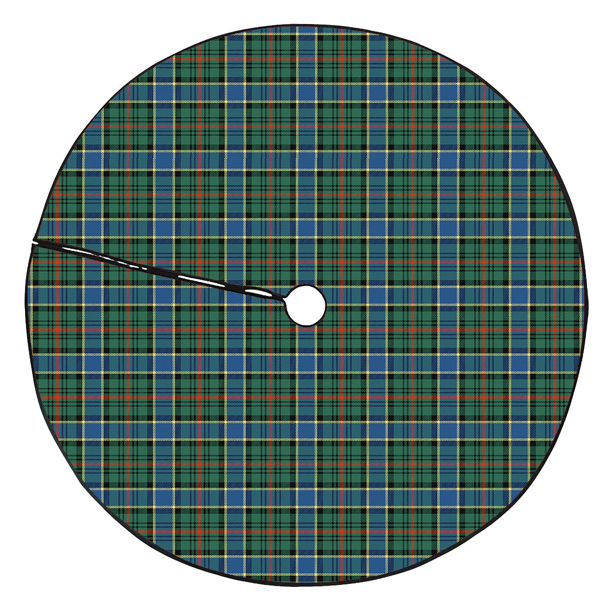 Ogilvie Hunting Ancient Tartan Plaid Christmas Tree Skirt