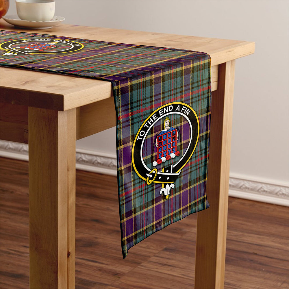 Ogilvie of Inverarity (Wilson) Weathered Tartan Crest Table Runner