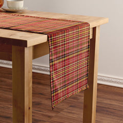 Ogilvie of Strathallan Weathered Tartan Crest Table Runner