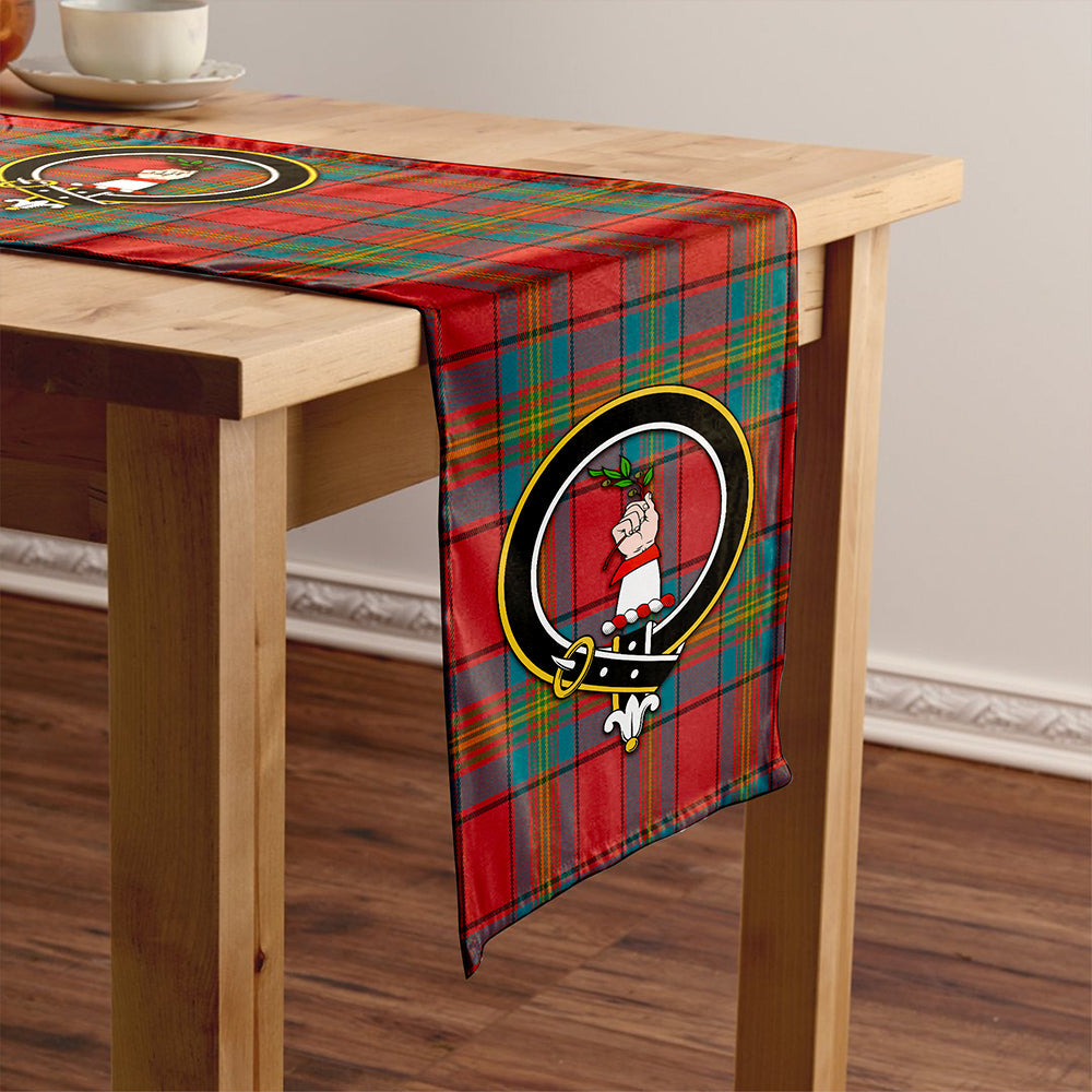 Oliver Ancient Tartan Crest Table Runner