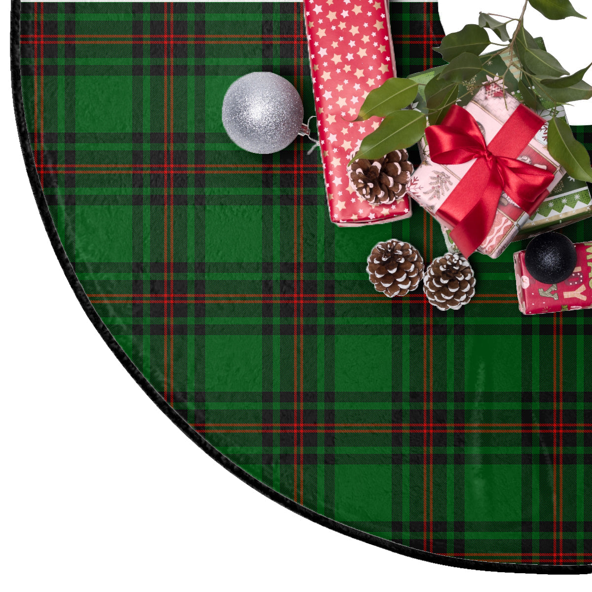 Orrock Tartan Plaid Christmas Tree Skirt