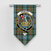 Paisley District Tartan Crest Gonfalon