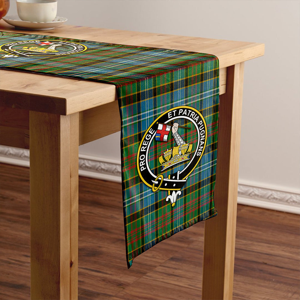 Paisley Drennan (Drennan Drennan) Ancient Tartan Crest Table Runner