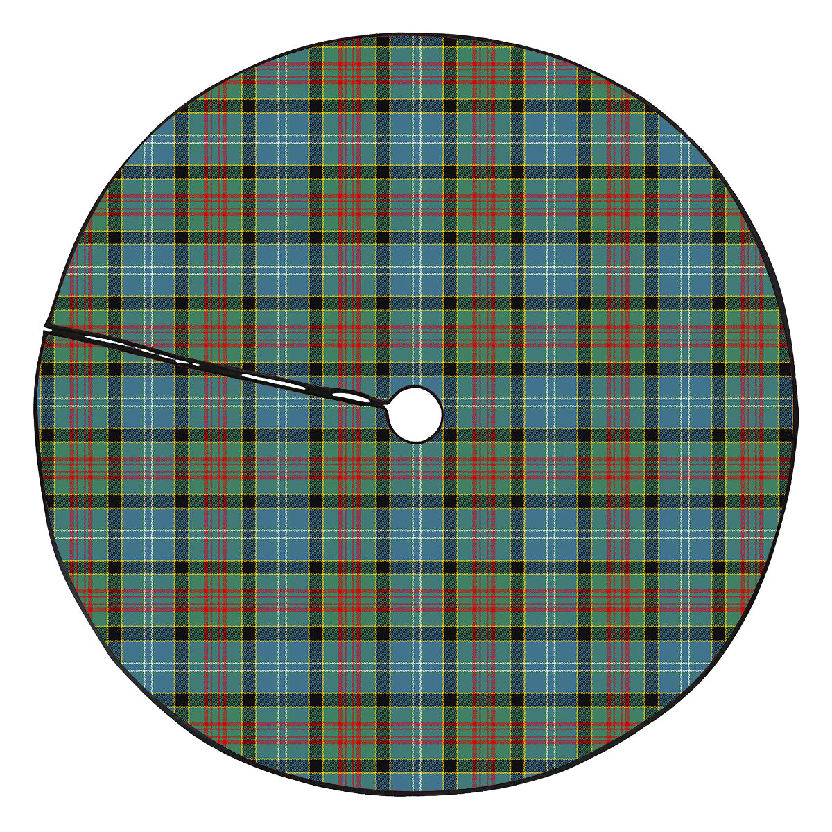 Paisley Tartan Plaid Christmas Tree Skirt