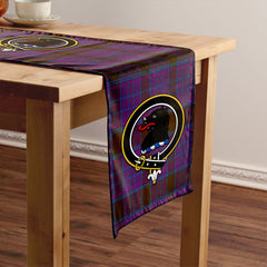 Phillips Modern Tartan Crest Table Runner