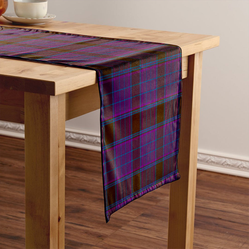 Phillips Modern Tartan Crest Table Runner