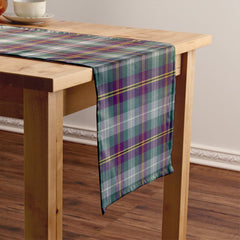 Porteous Weathered Tartan Crest Table Runner