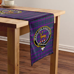 Rae Modern Tartan Crest Table Runner