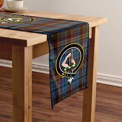 Renton Modern Tartan Crest Table Runner