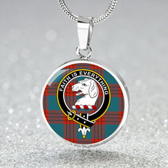 Robinson Dress (Robins Dress) Ancient Tartan Crest Circle Necklace