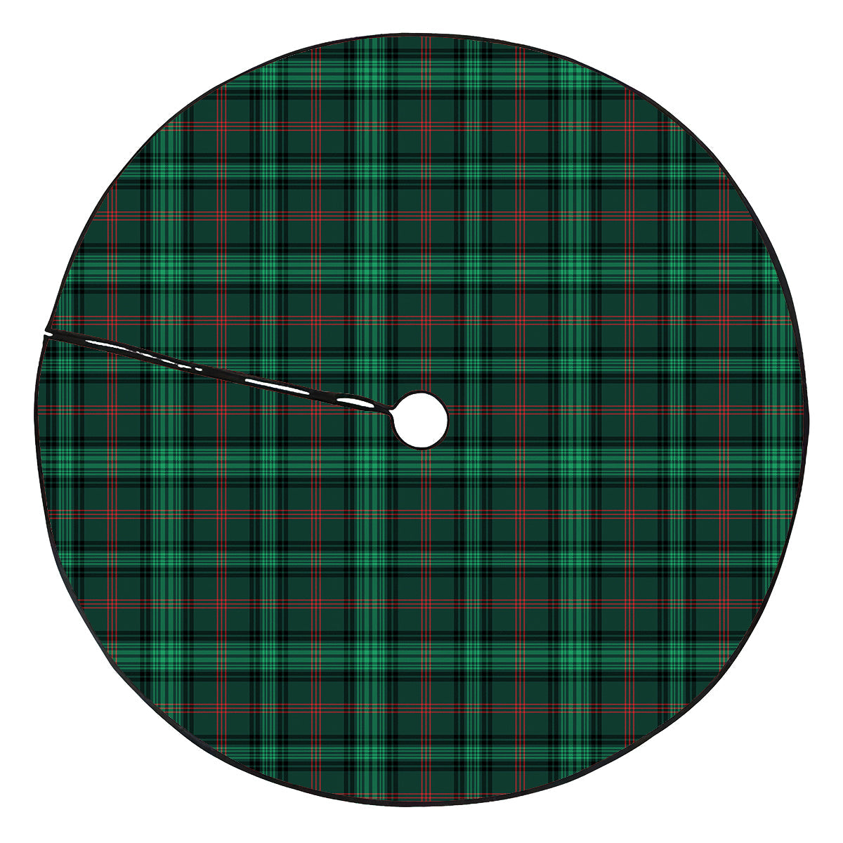 Ross Hunting Modern Tartan Plaid Christmas Tree Skirt