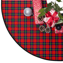 Ruthven Modern Tartan Plaid Christmas Tree Skirt