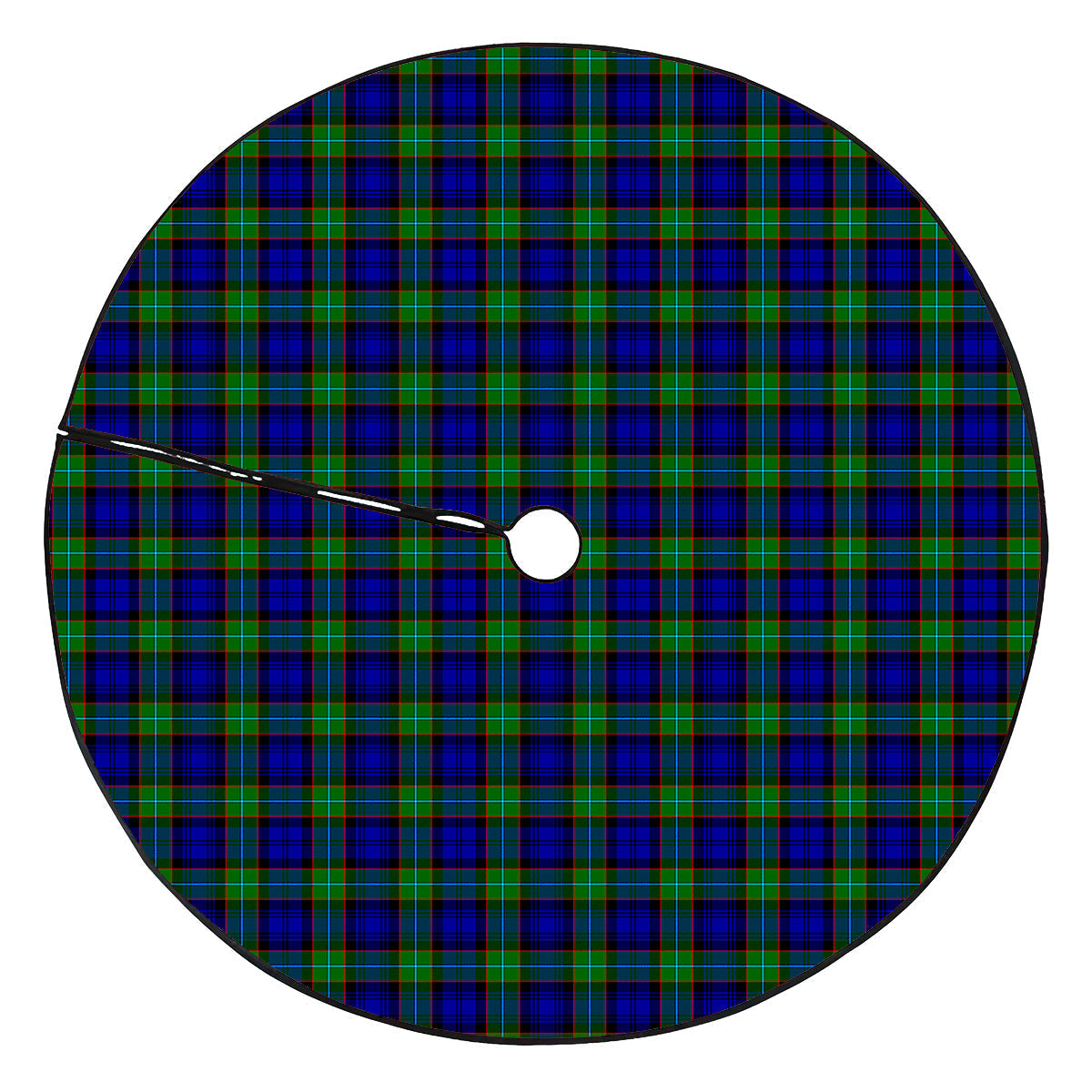 Sempill Modern Tartan Plaid Christmas Tree Skirt
