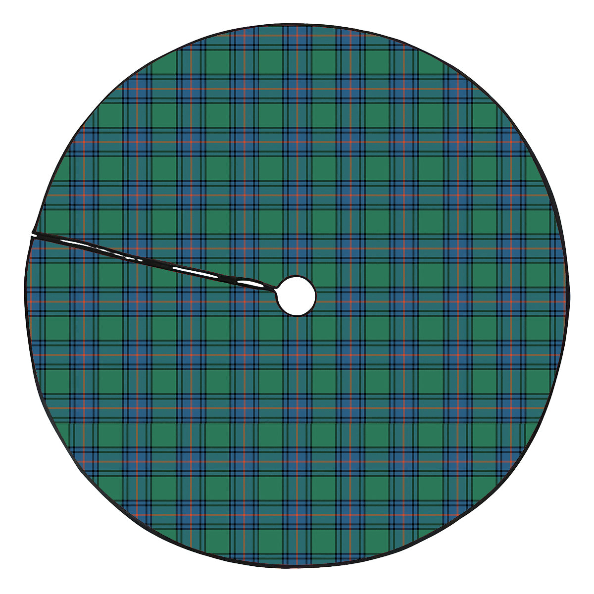 Shaw Ancient Tartan Plaid Christmas Tree Skirt