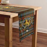 Smith (MacGowan Hunting) Weathered Tartan Crest Table Runner