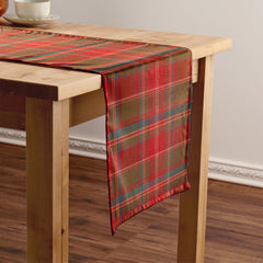 Somerville Weathered Tartan Crest Table Runner