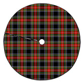 Stewart Black Tartan Plaid Christmas Tree Skirt