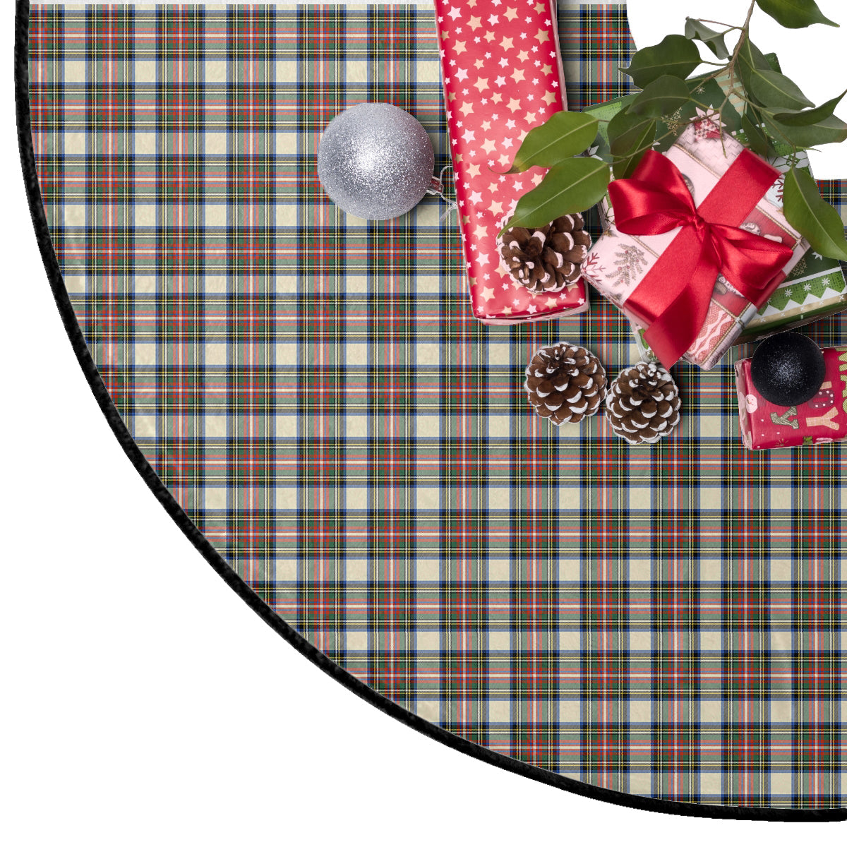 Stewart Dress Ancient Tartan Plaid Christmas Tree Skirt