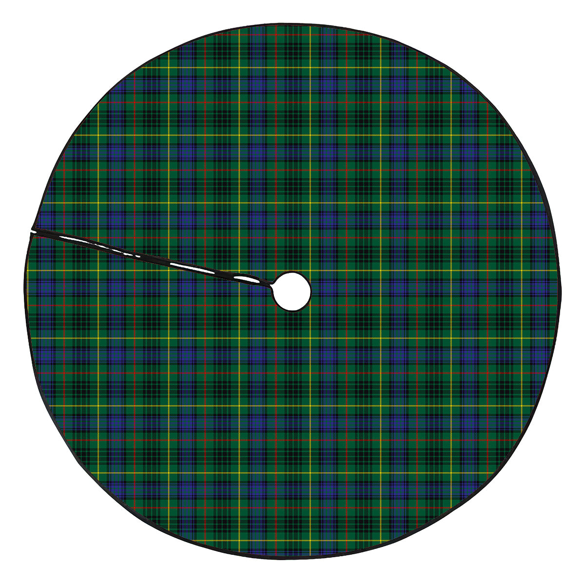 Stewart Hunting Modern Tartan Plaid Christmas Tree Skirt