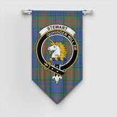 Stewart of Appin Hunting Ancient Tartan Crest Gonfalon