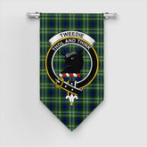 Tweedside District Tartan Crest Gonfalon