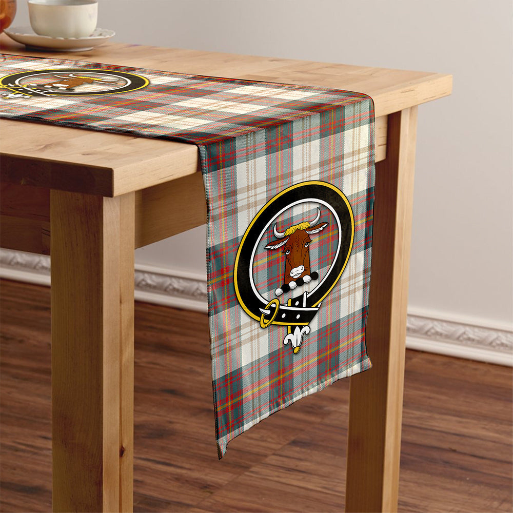 Walker Dress Weathered Tartan Crest Table Runner
