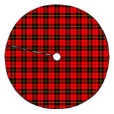 Wallace Hunting Red Tartan Plaid Christmas Tree Skirt
