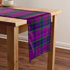 Wardlaw Modern Tartan Crest Table Runner