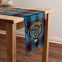 Wedderburn Tartan Crest Table Runner