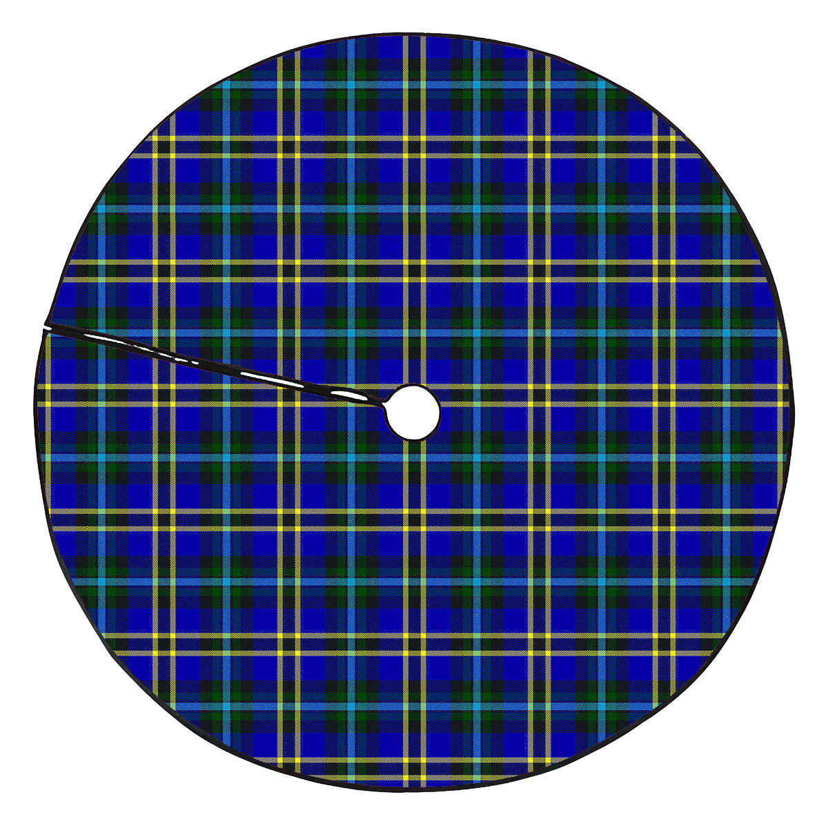 Weir Modern Tartan Plaid Christmas Tree Skirt