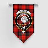 Wemyss Modern Tartan Crest Gonfalon