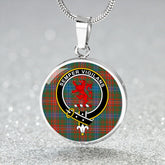 Wilson Ancient Tartan Crest Circle Necklace