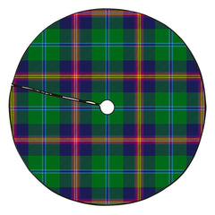 Young Modern Tartan Plaid Christmas Tree Skirt