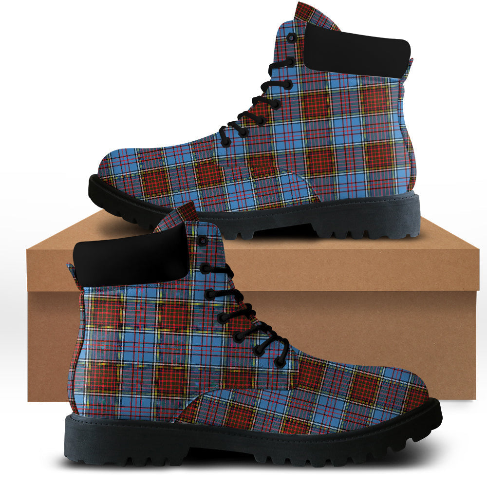 Anderson Modern Tartan Plaid All Season Boots