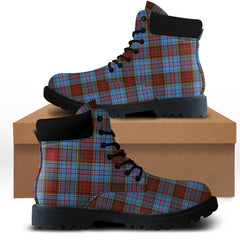 Anderson Modern Tartan Plaid All Season Boots