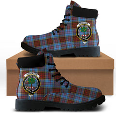 Anderson Modern Tartan Plaid All Season Boots