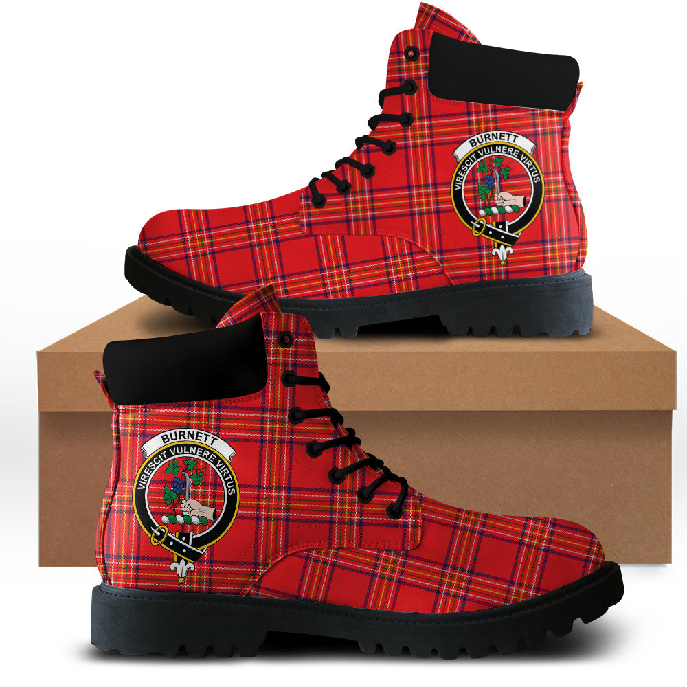 Burnett Modern Tartan Plaid All Season Boots