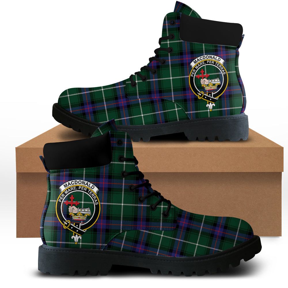 MacDonald of the Isles Hunting Modern Tartan Plaid All Season Boots