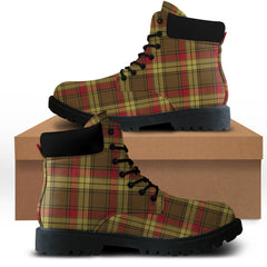 MacMillan Old Weathered Tartan Plaid All Season Boots